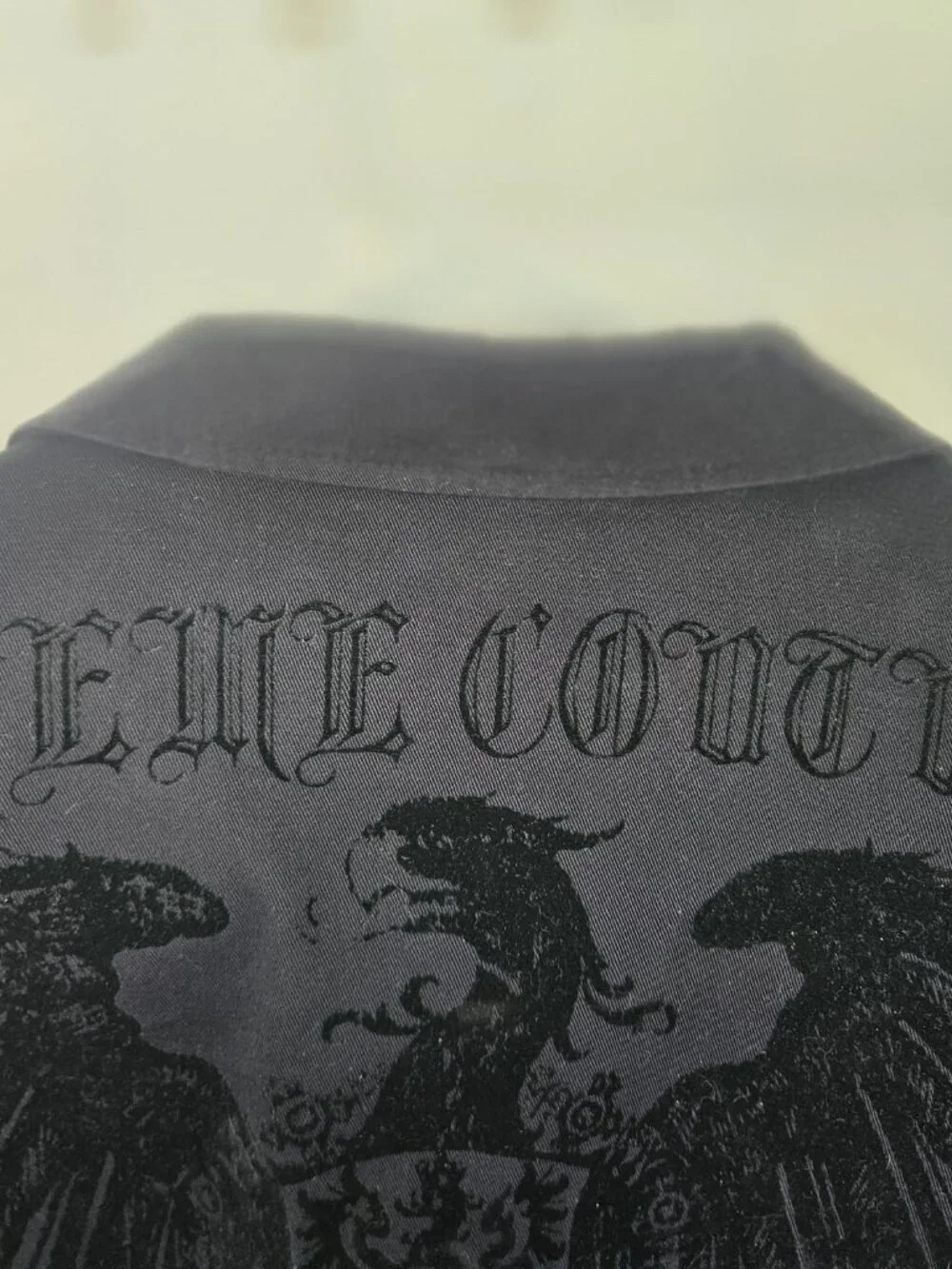 Extreme Couture Graphic Double Eagle Jacket, Men's XL | Goth Style